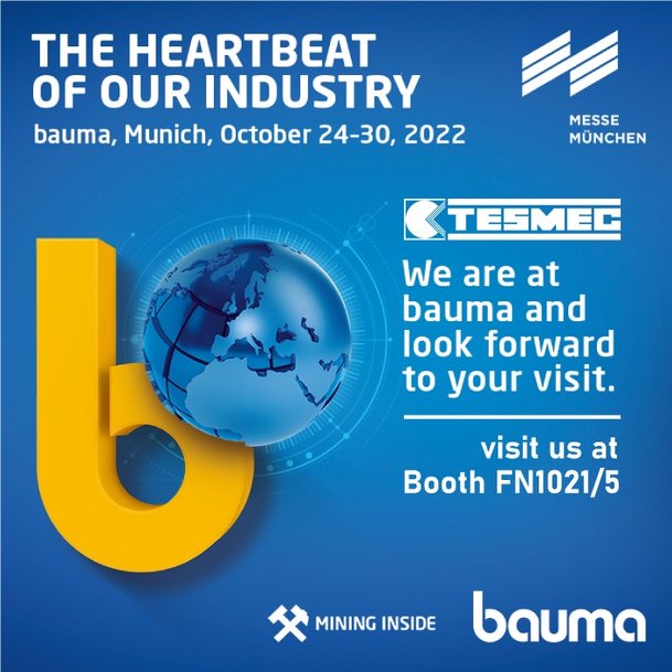 TESMEC AT BAUMA 2022 UNDER THE BANNER OF DIGITAL AND SUSTAINABLE INNOVATION